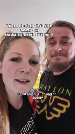 Betty encountered a ghost in Stockholm Sweden! 👻🇸🇪