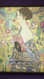 2.2K views · 18 reactions | Gustav Klimt's Lady with a Fan sold for 85.3 million pounds ($108.4 million) at Sotheby's, the most expensive painting ever auctioned in Europe. https://trib.al/kXq6lI2 | Bloomberg Originals | Facebook