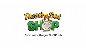 This could be you! Handyman is giving away free shopping raids to the lucky winners of Ready, Set, Shop promo, exclusive to Robinsons Rewards Card members. Don’t miss the chance to be one of the: • 10 winners of 3-minute shopping spree worth P50,000 • 10 winners of 2-minute shopping spree worth P20,000 • 10 winners of Samsung S9 mobile phones Promo runs from July 1 to August 31, 2018. | Handyman