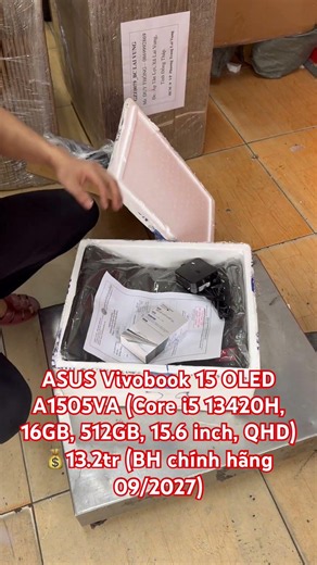 ASUS Vivobook 15 OLED A1505VA (Core i5 13420H, 16GB, 512GB, 15.6 inch, QHD)💰13.2tr
