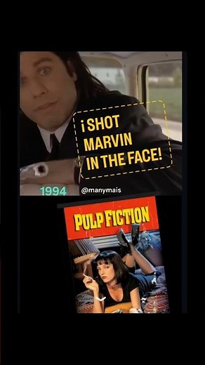 PULP FICTION- "I SHOT Marvin in the FACE! " ( Quentin Tarantino 1994)
