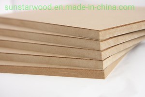 [Hot Item] 2-25mm Plain MDF Medium Density Fiberboard Sale Style Surface for Furniture Technical Flooring Hotel Design
