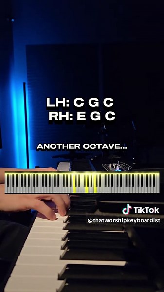 ✅ Trust me this complicated sounding riff is actually EASY. #worshipmusic #musicdirector #ccm #churchmusician #worship #pianist #tipsandtricks #keyboardist #yamaha #easy #riff #complicated