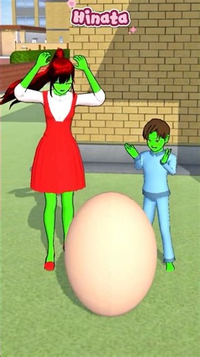 YUTA ZOMBIE IS GUARDING THE EGGS, THEN NAGIN ARRIVES!😱 #sakuraschoolsimulator #sakura