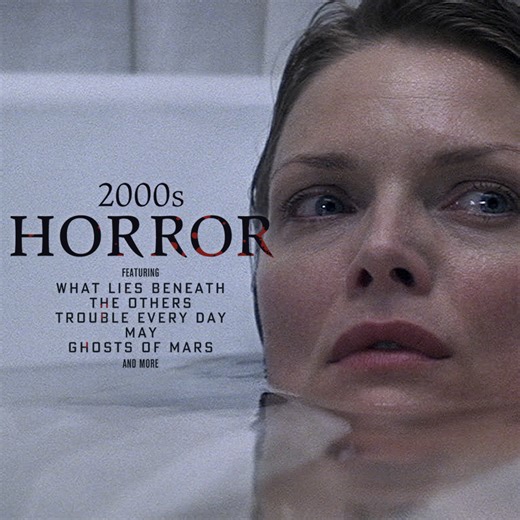 2000s HORROR • Now playing on the Criterion Channel! https://bit.ly/4gTTpDx The first decade of the early '00s saw a chilling resurgence of horror cinema, with a wave of low-budget films proving that atmosphere, imagination, and thematic intelligence could produce profound dread with the most minimal of resources. This survey of DVD-era cult favorites finds both veteran masters and provocative new voices pushing the genre toward edgier, more disturbing extremes. | The Criterion Collection