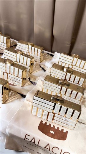 Glam up your bridesmaids with our dazzling Daenerys minaudières ✨ Thank you for trusting us, our lovely bride-to-be Ms. Ricelle 👰🏻‍♀️ Can’t wait to see you and your squad shine with Falacio bags 🥰 falacioph.com #falaciobags #clutch #bridesmaids #bridesamidsbags #wedding #weddingbags #bridesmaidsgifts #giftideas #bulk #bulkorder