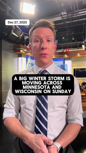 A big winter storm in Minnesota and Wisconsin Dec 28, 2025. Here’s my forecast. #minnesota #twincities #weather #blizzard #snowstorm