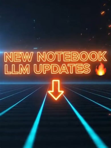 New Notebook LLM Updates Just Dropped 🚀 Notebook LLM just leveled up. Smarter summaries. Better research flow. Faster insights. If you create, teach, or build with AI, this upgrade changes the game. I break it down in this video so you can start using it today. Hashtags: #NotebookLLM #AITools #AIUpdate #ArtificialIntelligence #TechNews