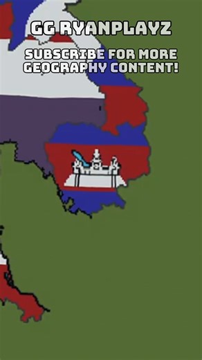 Minecraft - Big Scale: Cambodia 🇰🇭 #minecraft #geography