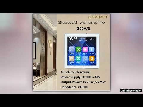 Mini Touch Screen 425W Stereo Music Panel PA SystemBluetooth Wall Amplifier Smart Home Audio Ceilin