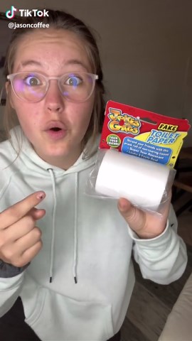 Indestructible Toilet Paper Prank on Peyton Coffee by Jason Coffee