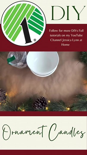 Dollar Tree DIY Christmas Ornament Candles 🎄🕯️#dollartree #dollartreecommunity #dollartreediy #dollartreeobsessed #dollartreecrafts #dollartreeaddict #dollartreelover #dollartreedecor #dollartreediys #dollartreehacks #dollartreecraft #dollartreechristmas #dollartreelove #dollartreediyproject #dollartreechristmasdiy #dollartreechristmasdecor | Jessica Lynn at Home