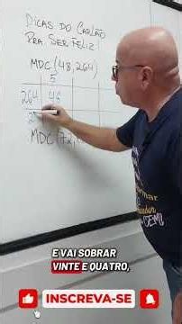 Calculating GCD using the Euclidean Algorithm #shorts #learn #tips #mathematics #maths #school