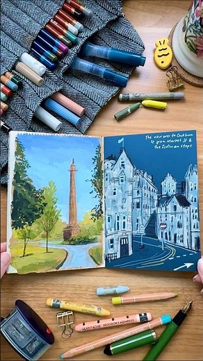 My mini homemade sketchbook 🏴󠁧󠁢󠁳󠁣󠁴󠁿