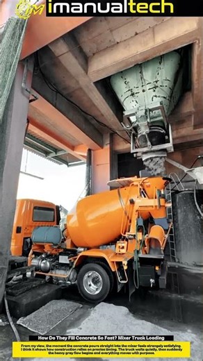 How Do They Fill Concrete So Fast? Mixer Truck Loading