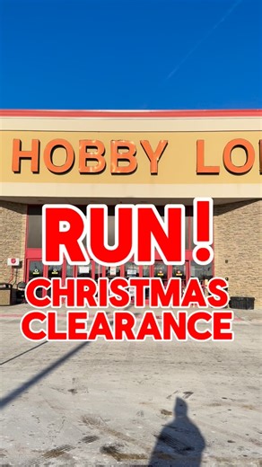 Rebeldealz • Deal Finder & Saving Money on Instagram: "BASICALLY GET YOUR SHOES ON THEN SIT BACK DOWN 😃😂 CHRISTMAS CLEARANCE HAS BEGUN! Hobby lobby is currently 60% off. Next it will be 70% 12/29, then I predict Jan 2nd 90% off! You can go now, or wait till it hits 90% off like I do but that day, be ready to 🏃🏼‍♀️🏃🏼‍♀️🏃🏼‍♀️ Anything that says CHRISTMAS 2025 on the tag is included in clearance so check the tags! Also make sure you are in my Channel or tele•gram because the night before I