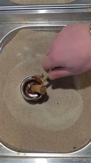 So traditional to prepare this coffee by brewing it slowly and carefully using hot sand heat method.