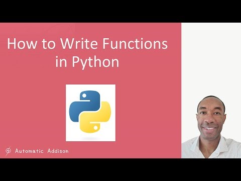 How to Write Functions in Python