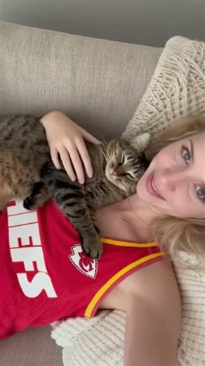 Lilly Cat, you are the best cuddle buddy says her mommy