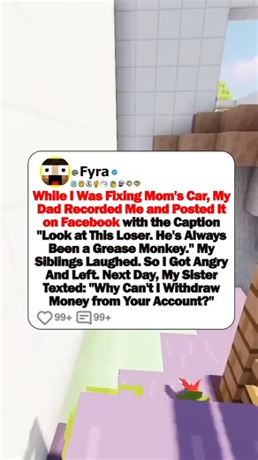 While I Was Fixing Mom's Car, My Dad Recorded Me & Posted It on FB W/ the Caption "Look at This Lose..... . . . . . . . . . . #reddit #askreddit #redditstories #redditposts #redditreadings #reddittales | Story Squad