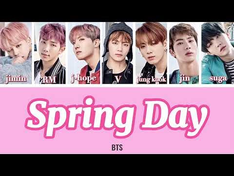 Spring Day - BTS[カナルビ/日本語字幕/歌詞] #bts #kpop #カナルビ
