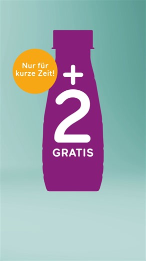 💥 Hol dir jetzt dein Plus! 💥​ Mit jeder Daily Fit-Packung bekommst du 𝟮 𝗙𝗹𝗮𝘀𝗰𝗵𝗲𝗻 𝗚𝗥𝗔𝗧𝗜𝗦 – das Plus für deine tägliche Routine 🌱​ #MehrFürDich #GratisFlaschen | Ehrmann