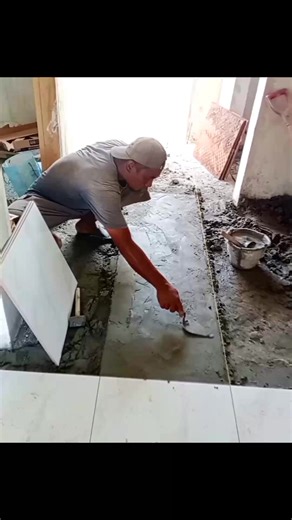 How to install three floor tiles at once | Andris Brick Art