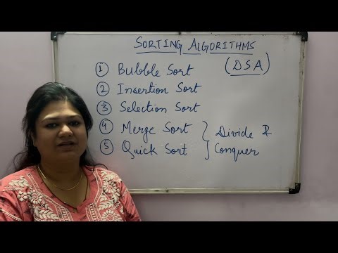 Sorting Algorithm - Bubble Sort Algorithm and time complexity explained by Dr. Sreemoyee Biswas