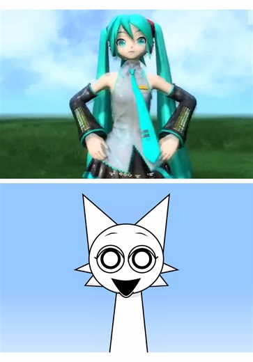 Hatsune Miku vs Team Sprunki in Ievan Polkka