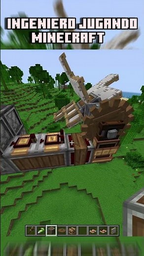 Taladro volador en minecraft con MOD CREATE