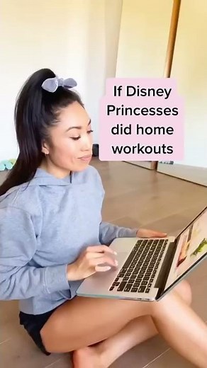 If Disney Princesses Did Home Workouts 👸