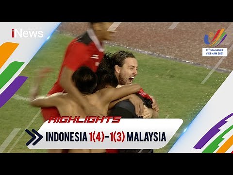 [HIGHLIGHTS] Indonesia Vs Malaysia 1-1 (Pen 4-3) | SEA Games 2021 Sepak Bola
