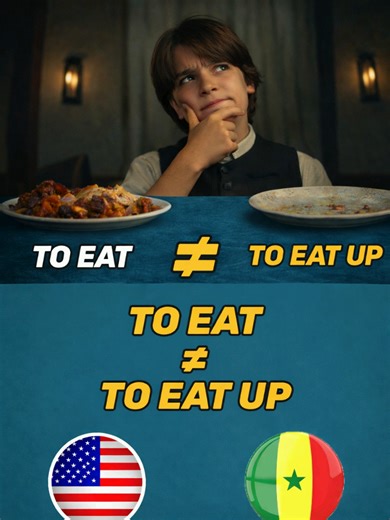 Eat vs Eat Up: Understanding English and Wolof