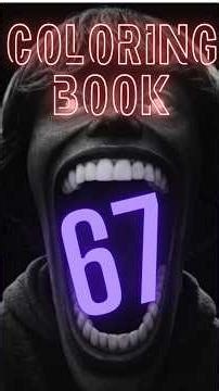 67 Coloring Book #67 #67kid #shorts #youtubeshorts #christmas #Helium10