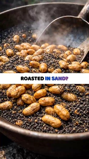 Why Peanuts Are Roasted in Sand? The Surprising Science! 🥜🔥 #shorts