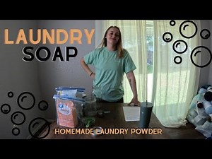 Homemade Laundry Soap 🫧 | All Natural Laundry Powder | Non Toxic Laundry Detergent