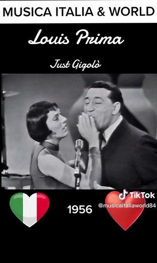 Just Gigolò #louisprima#anni50#video #rai #live #musicatiktok #musicaitalia&world