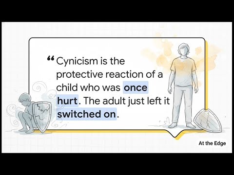 Cynicism: Poison and Antidote #cynicism #attheedge #psychology #psychologyfacts #shadowwork #anxiety