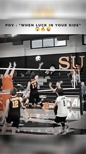 when luck in your side 🔥😎#shorts #volleyball #sports #algorithm