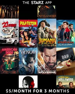 Get unlimited access to thousands of hit shows and movies on the STARZ App at an unbeatable price! Only $5/month for 3 months of premium entertainment. | STARZ