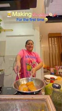 Making Dumplings for the First Time #minivlog #ytshorts #shorts