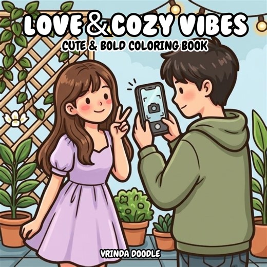 Love & Cozy Vibes | Cute Couple Coloring Pages | Cozy Romantic Coloring Book | Printable Coloring Sheets | Instant Download PDF - Etsy