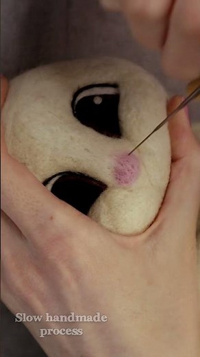 From Wool to Bunny 🐰 | Handmade Needle Felting