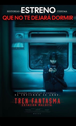 ESTRENO de los que SÍ DAN MIEDO 💀👹 TREN FANTASMA: ESTACIÓN MALDITA estrena en cines este 5 de febrero #peliculas #cine #estrenos #terror #recomendaciones #filme | Nat Ortega
