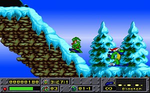 Jazz Jackrabbit: Holiday Hare 1994 game at DOSGames.com