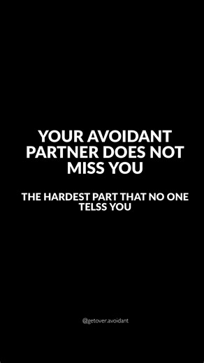 Get Over Your Avoidant | Heal your anxious attachment style on Instagram: "The silence hurts because you are projecting your own reaction onto them. When you go “No Contact,” you are feeling grief. You are feeling the void where they used to be. So, you assume they must be feeling it too. You assume they are sitting at home, looking at their phone, fighting the urge to text you. But here is the hard truth: For a Dismissive Avoidant, the immediate feeling after a breakup or separation isn’t grief