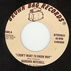 Barbara Mitchell - I Don't Want To Know Why