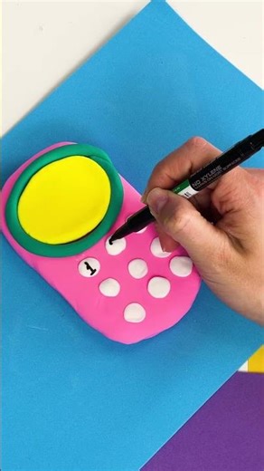 Crafting a Clay Phone for Dad! 🎨📱 His Real One is Out of Order 💔