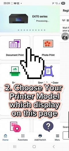 How to Install Canon Print Aplication on your Smart Phone Using WIFI Router CONNECTION