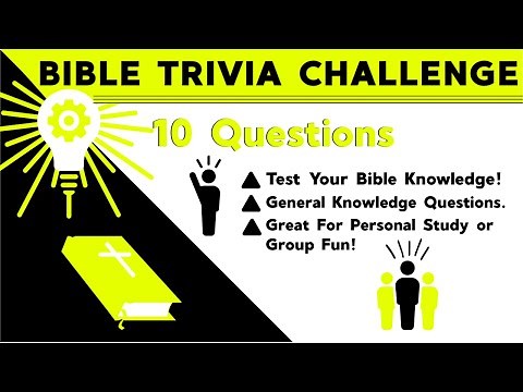 Bible Trivia Countdown Video Game Part 1 - Challenge Your Friends or Small Group